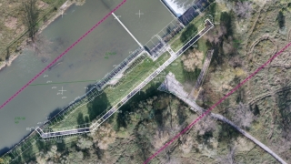 Mapa do celów projektowych na tle aktualnej ortofotomapy