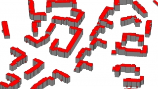 Model 3D - stworzony na podstawie danych LIDAR